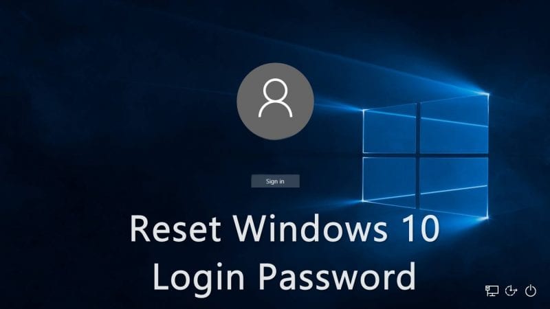 how to reset windows 10 password