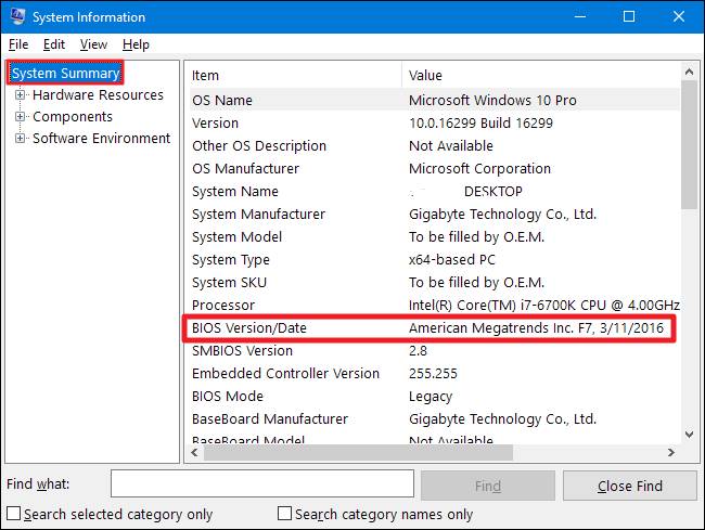 how to check your bios windows 11