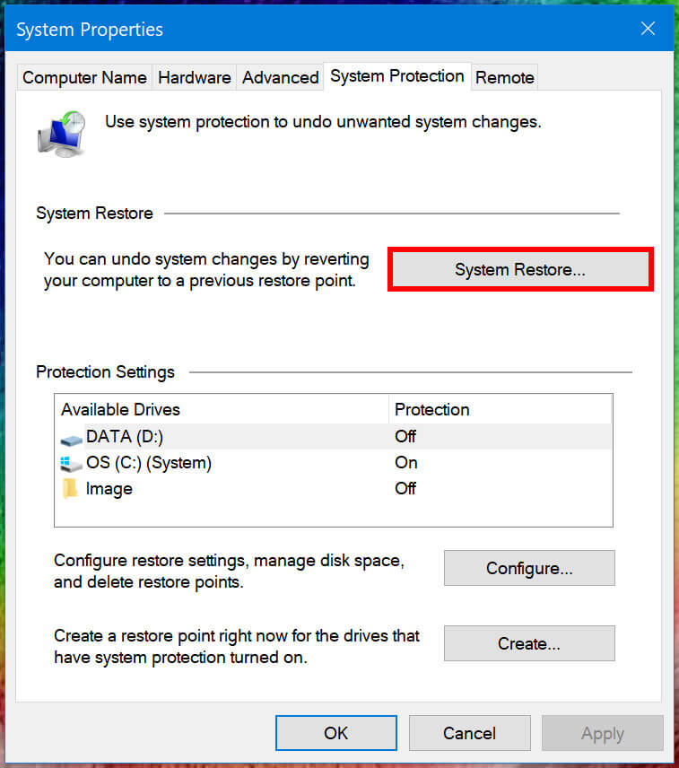 Efficient Way to Restore Windows 10