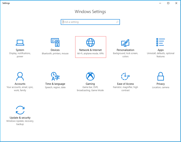 Use Metered Connection Feature to Disable Windows 10 Update