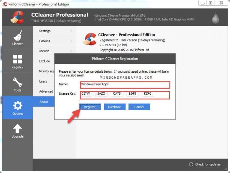 ccleaner professional license key download