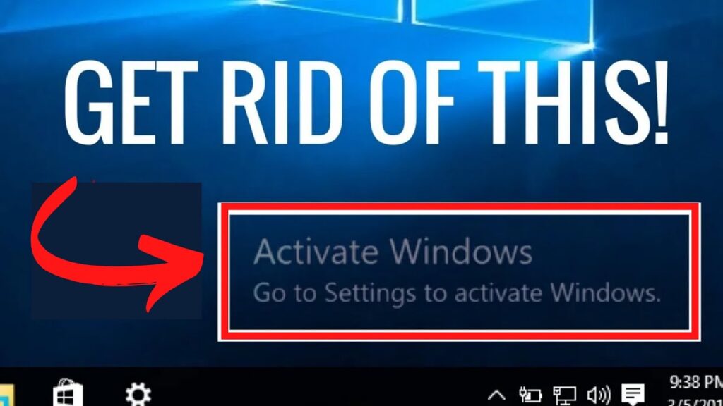 Remove Activate Windows 10 Watermark